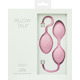 Роскошные вагинальные шарики PILLOW TALK - Frisky Pink с кристаллом, диаметр 3,2см, вес 49-75гр