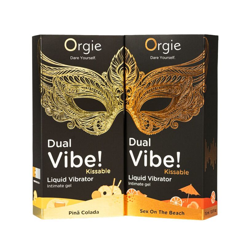 Жидкий вибратор Orgie - Dual Vibe! Sex On The Beach Kissable Liquid Vibrator (15 мл)