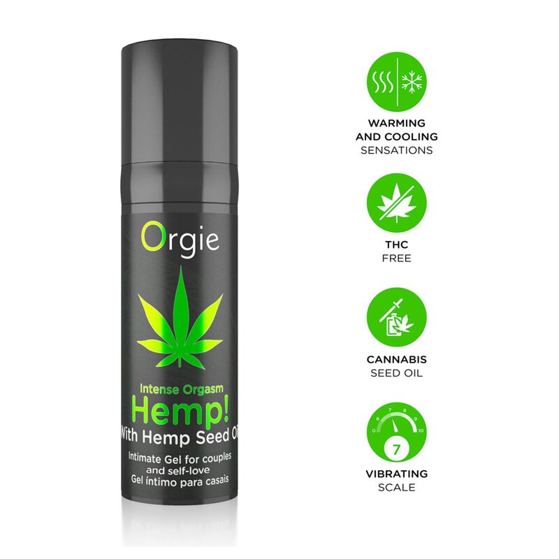 Стимулирующий гель для клитора Orgie - Hemp! Intense Orgasm (15 мл)