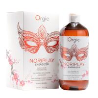 Гель для NURU-массажа Orgie – Noriplay Energizer (500 мл), экстракт гинкго билоба, защитная простыня