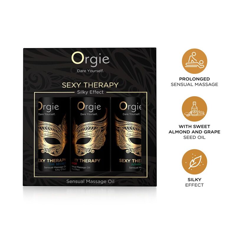 Набор массажных масел Orgie – Sexy Therapy Mini Size Collection (3х30 мл)