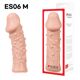 Насадка на член Kokos Extreme Sleeve ES.06 размер M, утолщающая, стимулирующий рельеф