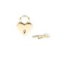 Замочек Liebe Seele Heart Shape Padlock Gold (2 шт)
