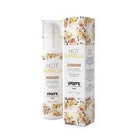 Массажное масло EXSENS Hot Vanilla 50мл разогревающее, без сахара, без парабенов, съедобное
