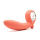 Анальный вибратор KISTOY Klein Orange с надувающимся кончиком, unisex, диаметр 35-50мм