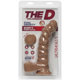 Фаллоимитатор Doc Johnson The D - Ragin D - 9 Inch With Balls - ULTRASKYN - Caramel, диаметр 5,1см