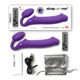 Безремневой страпон с вибрацией Strap-On-Me Vibrating Violet XL, диам. 4,5см, пульт ДУ, регулируемый