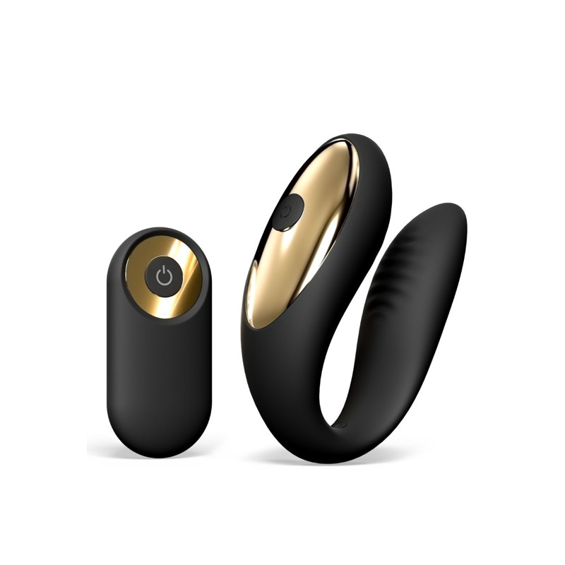 Вибратор для пар Dorcel PERFECT LOVER с пультом ДУ, 10 режимов работы, 2 мотора