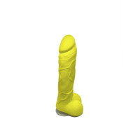 Крафтовое мыло-член с присоской Чистий Кайф Yellow size L, натуральное