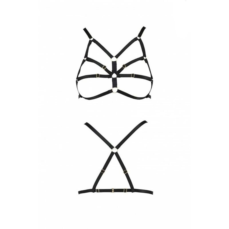 Бюстгальтер-стрепы Passion Exclusive ARMANDA BRA S/M, black