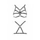 Бюстгальтер-стрепы Passion Exclusive ARMANDA BRA S/M, black