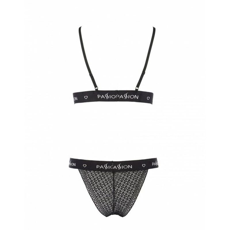 Комплект белья Passion Exclusive GLAMISS SET S/M, black