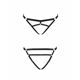 Трусики стринги из стреп Passion Exclusive KELIS THONG L/XL, black