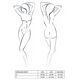 Полупрозрачное боди с вырезами Passion Exclusive Mirajane Body black L/XL, black