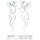 Полупрозрачный корсет Passion Exclusive MIRAJANE CORSET XXL/XXXL, black