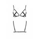Открытый бюстгальтер-стрепы Passion Exclusive NICKY BRA L/XL, black