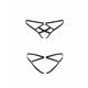 Трусики из стреп Passion Exclusive NICKY THONG L/XL, black