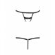 Трусики-стрепы Passion Exclusive SHELLY THONG L/XL, black