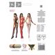 Бодистокинг Passion BS057 red, комбинезон, имитация чулок и пояса