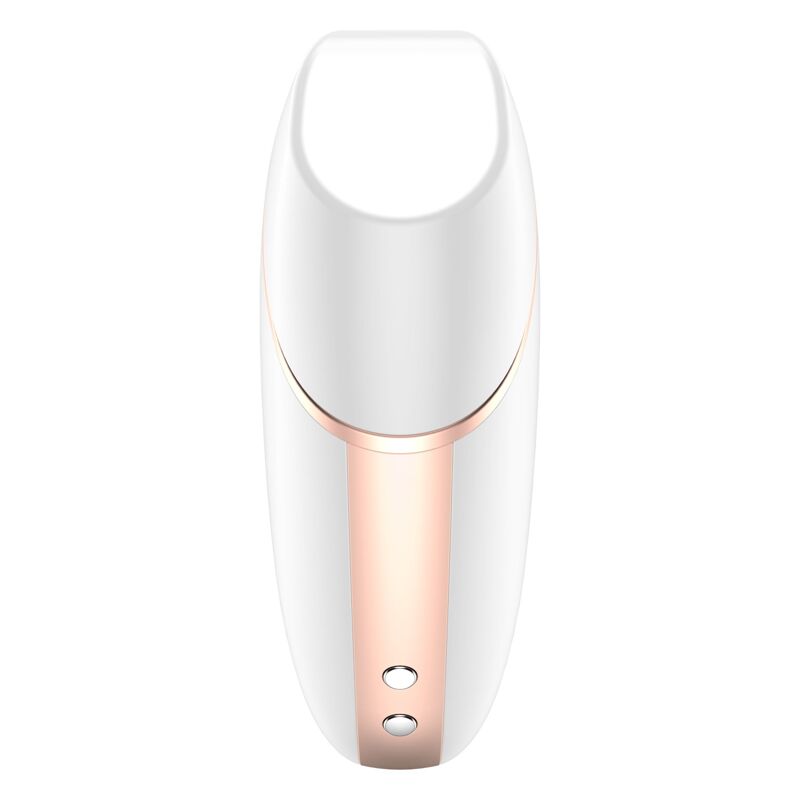 Вакуумный клиторальный стимулятор Satisfyer Love Triangle White с управлением через интернет