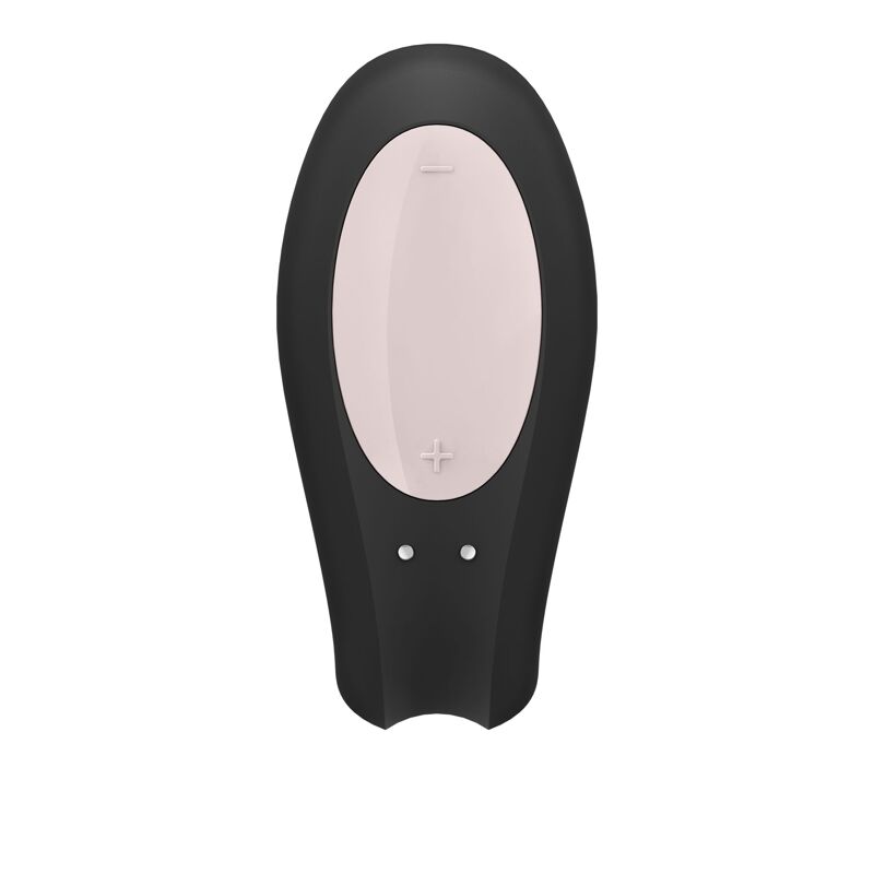 Смарт-вибратор для пар Satisfyer Double Joy Black с широким клиторальным стимулятором