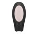 Смарт-вибратор для пар Satisfyer Double Joy Black с широким клиторальным стимулятором