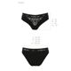 Трусики с широкой резинкой и кружевом Passion PS001 PANTIES S, black
