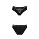 Трусики с широкой резинкой и кружевом Passion PS001 PANTIES XL, black