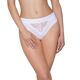 Трусики с широкой резинкой и кружевом Passion PS001 PANTIES M, white