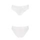Трусики с широкой резинкой и кружевом Passion PS001 PANTIES M, white