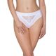 Трусики с широкой резинкой и кружевом Passion PS001 PANTIES S, white