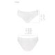 Трусики с широкой резинкой и кружевом Passion PS001 PANTIES S, white