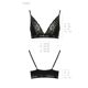 Эластичный топ с кружевом Passion PS001 TOP XL, black