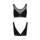 Топ с прозрачной вставкой Passion PS002 TOP M, black