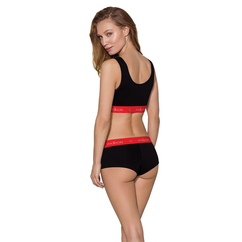 Трусики-шортики Passion PS003 PANTIES M, black