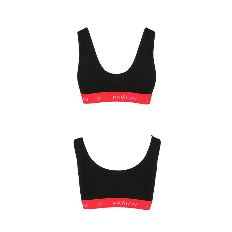 Спортивный топ на широких бретелях Passion PS003 TOP M, black