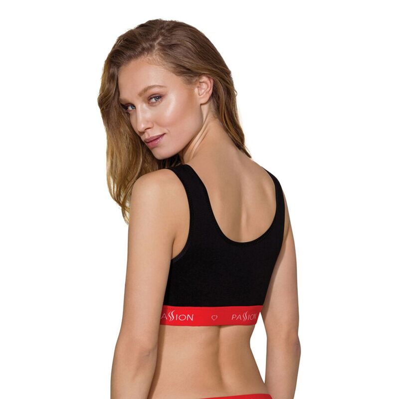 Спортивный топ на широких бретелях Passion PS003 TOP XL, black