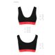 Спортивный топ на широких бретелях Passion PS003 TOP XL, black