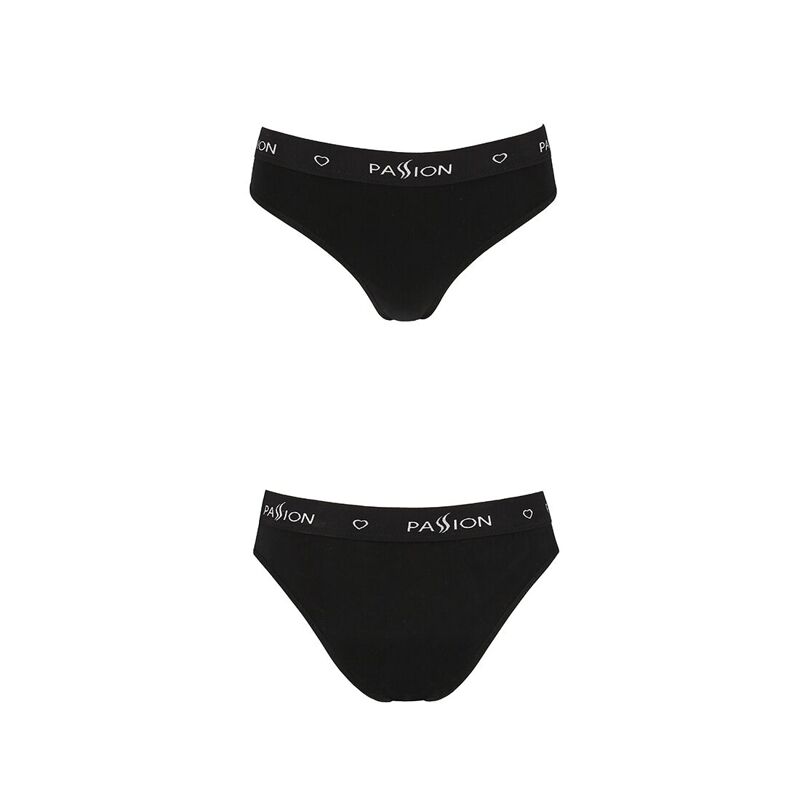 Трусики-слипы из хлопка с эластаном Passion PS004 PANTIES XL, black