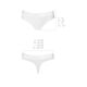 Трусики-бразилиана из хлопка Passion PS005 PANTIES M, white
