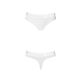 Трусики-бразилиана из хлопка Passion PS005 PANTIES XL, white
