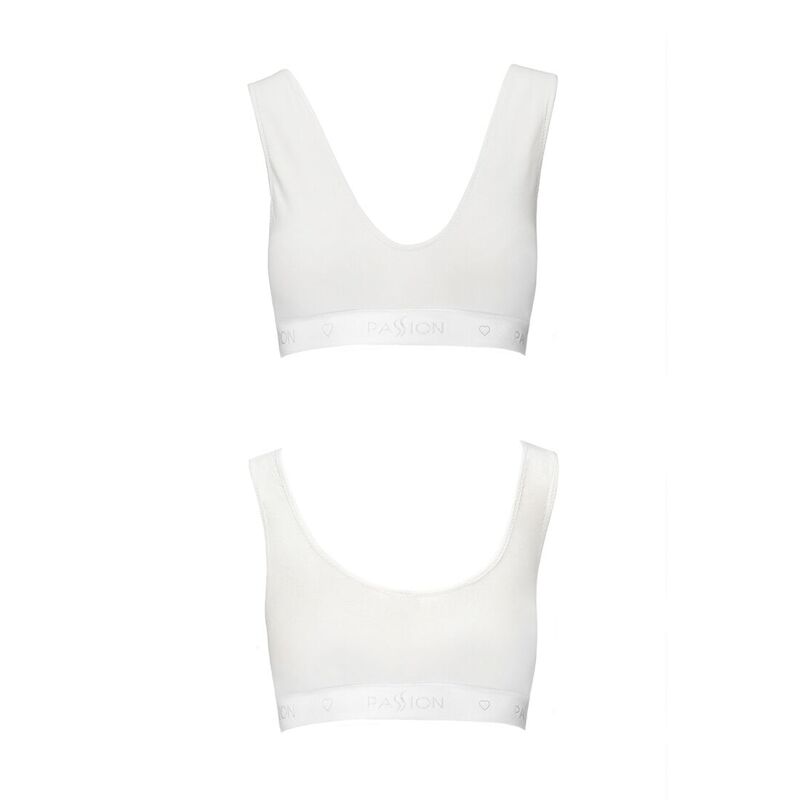 Спортивный топ из эластичного хлопка Passion PS005 TOP XL, white
