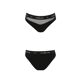 Трусики с прозрачной вставкой Passion PS006 PANTIES S, black