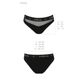 Трусики с прозрачной вставкой Passion PS006 PANTIES S, black