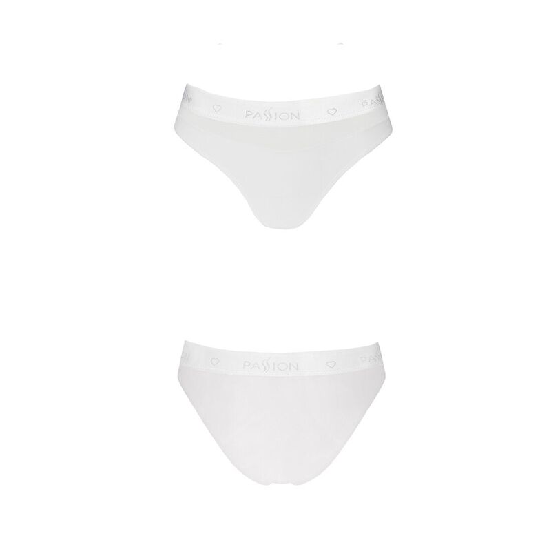 Трусики с прозрачной вставкой Passion PS006 PANTIES L, white