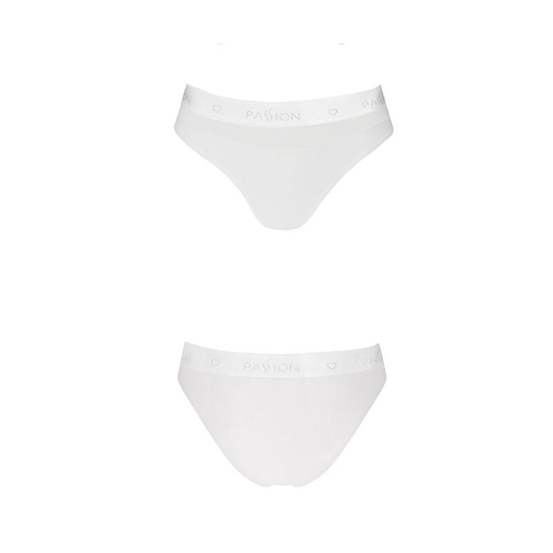 Трусики с прозрачной вставкой Passion PS006 PANTIES S, white