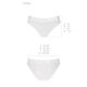 Трусики с прозрачной вставкой Passion PS006 PANTIES XL, white