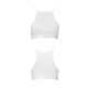 Спортивный топ с прозрачной вставкой Passion PS006 TOP XL, white