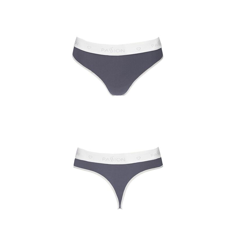 Спортивные трусики-стринги Passion PS007 PANTIES M, dark grey