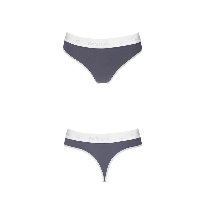 Спортивные трусики-стринги Passion PS007 PANTIES S, dark grey